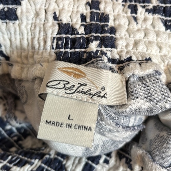 Casual Floral Linen Blend Straight Leg Pant - Picture 11 of 12